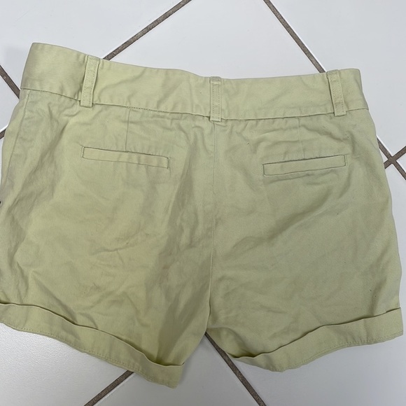 J crew size 4 low fit yellow shorts - Picture 2 of 2